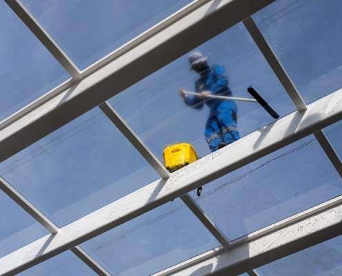Vordach- & Glasdächer-Reinigung